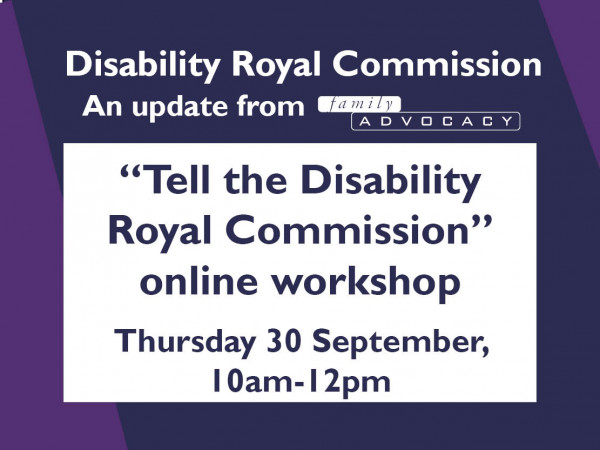 Disability Royal Commission - Positive Stories of Inclusion webinar